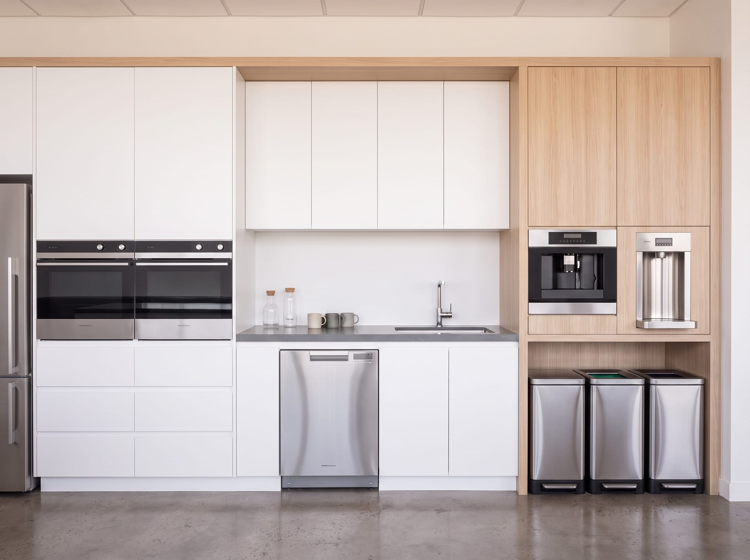 Office Pantry Kitchen: cabinetry elevation