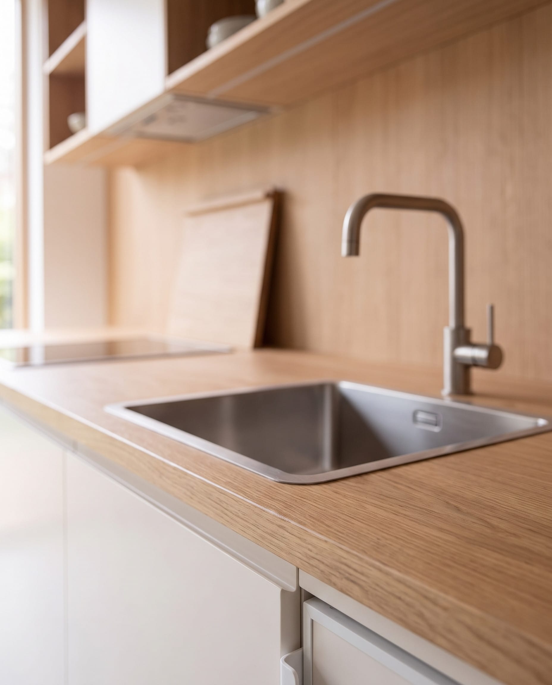 One-wall Studio Kitchen: material detail