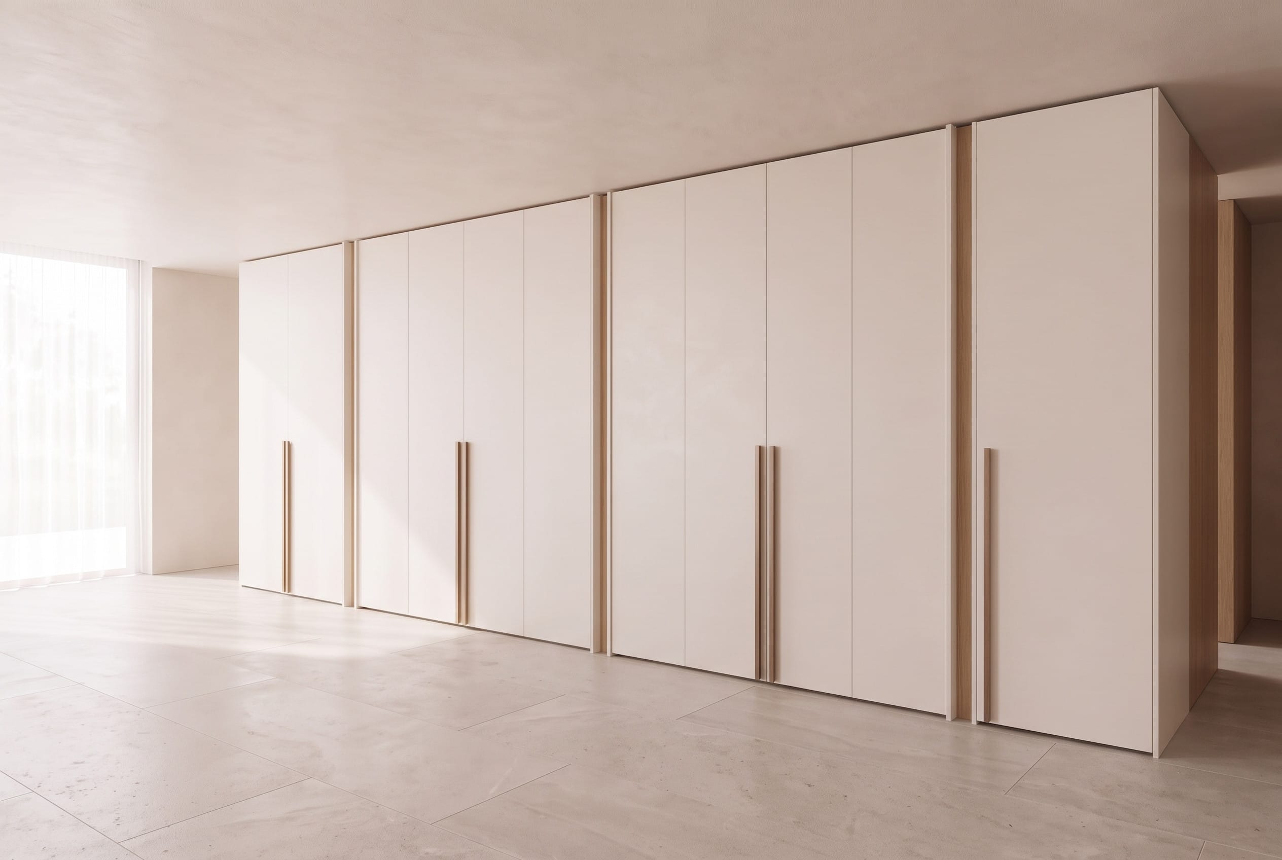 Folding-door Hidden Kitchen: island three quarter